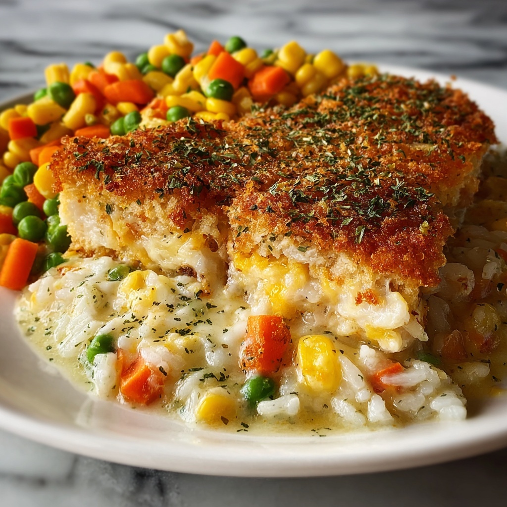 Savory Baked Herb Chicken Casserole Recipe - Recipe Image