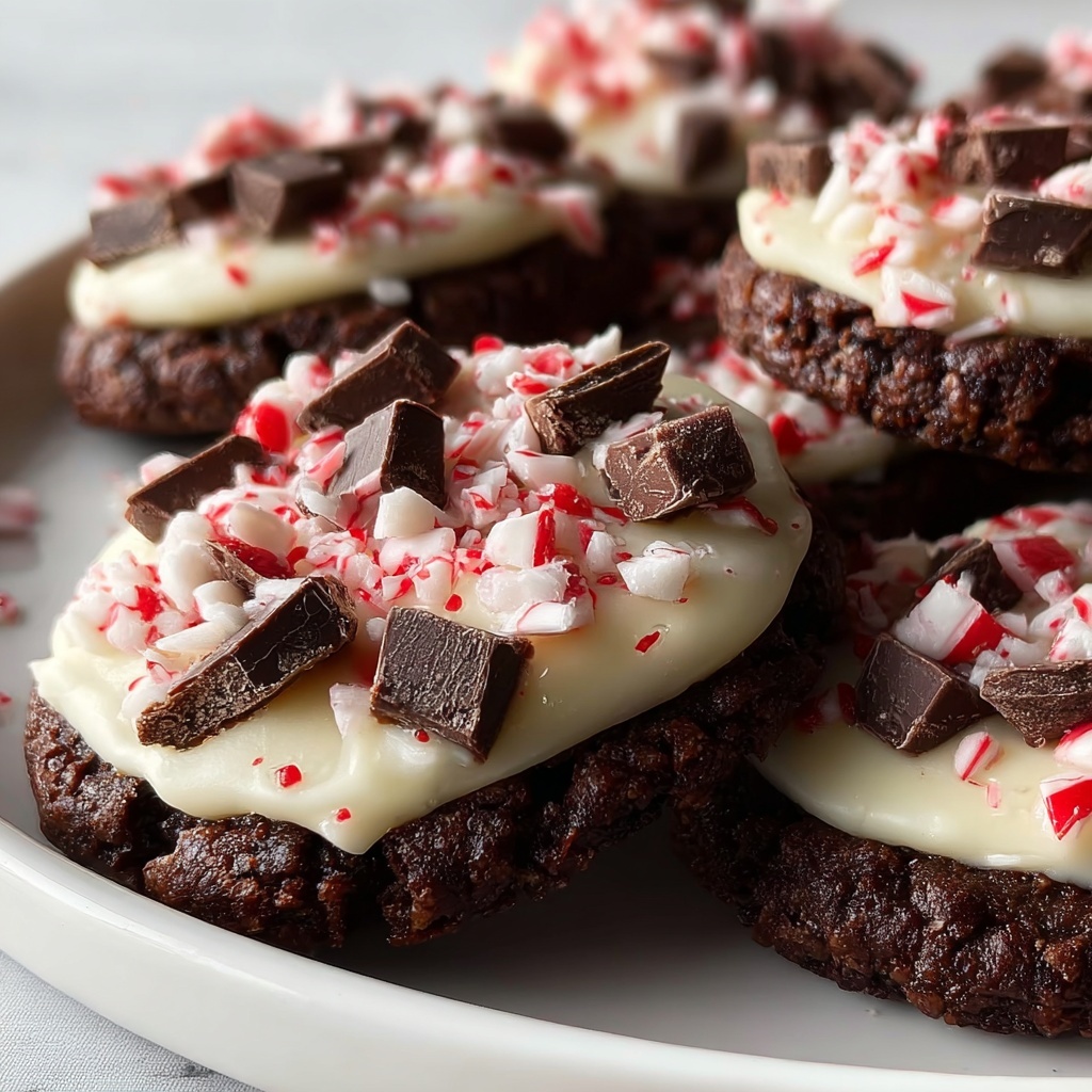 Peppermint Bark Cookies Recipe - Recipe Image