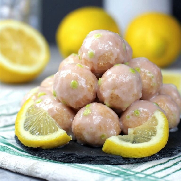 Easy Lemon Donut Holes Recipe