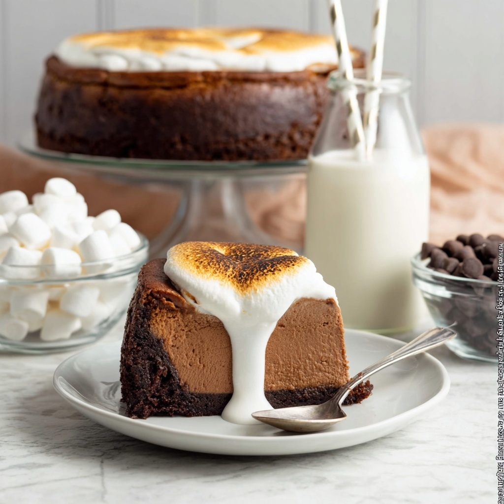 Instant Pot Hot Chocolate Cheesecake Recipe - Recipe Image