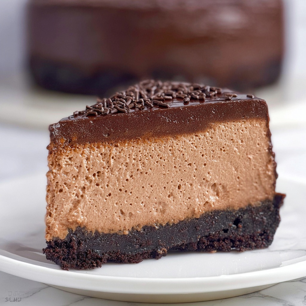 Instant Pot Chocolate Cheesecake Recipe - Recipe Image