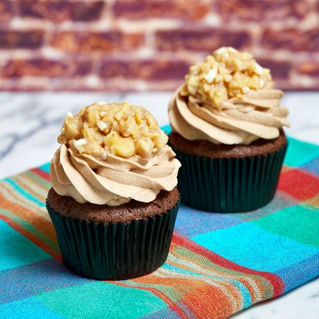 German Chocolate Cupcakes Recipe - Recipe Image
