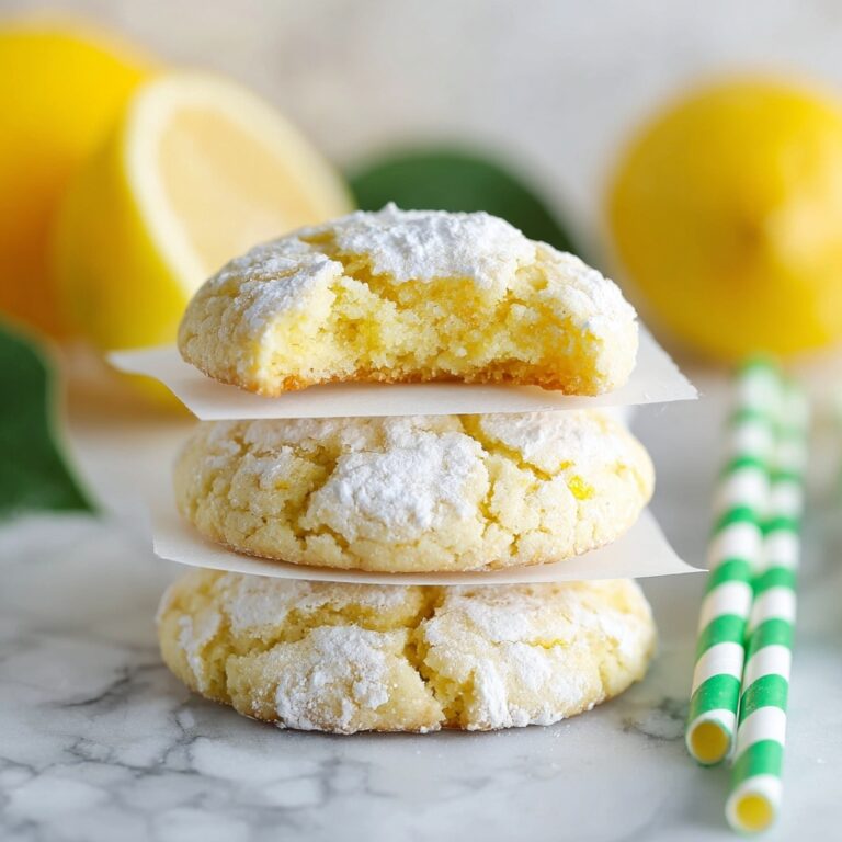 Lemon Crinkle Cookies Recipe