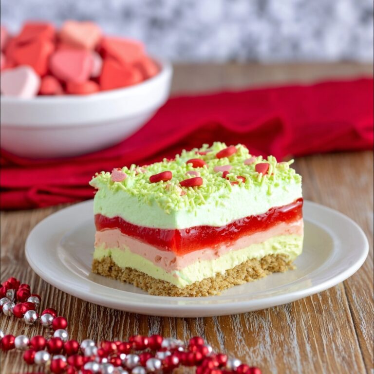 Grinch Cheesecake Lush Recipe