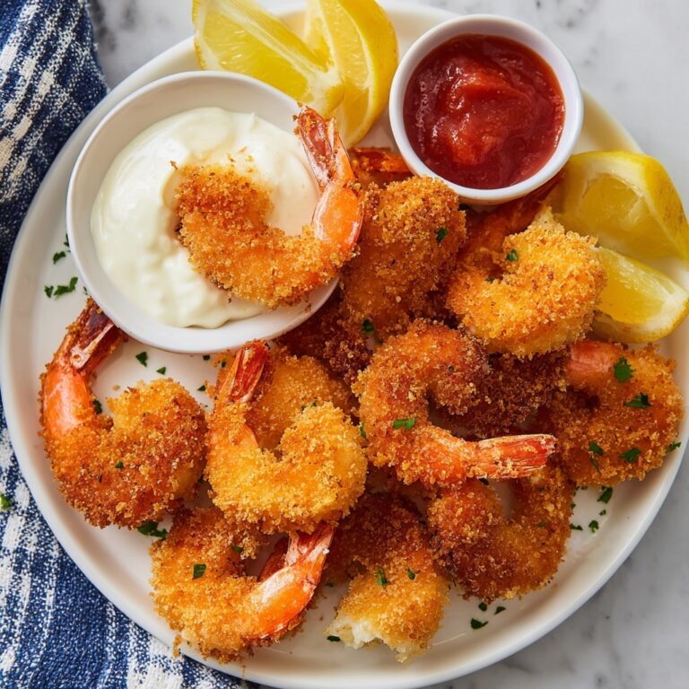 Crispy Fried Shrimp with Dipping Sauces Recipe