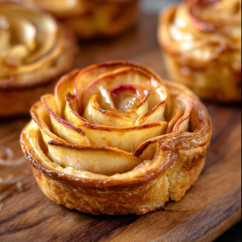 Caramel Apple Roses Recipe - Recipe Image