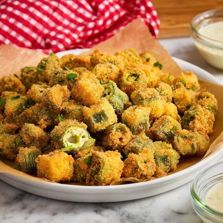Crispy Fried Okra Recipe