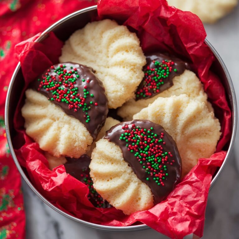 Buttery Piping-Style Sugar Cookies with Optional Chocolate and Sprinkles Recipe