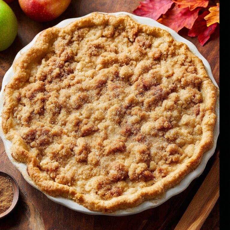 Dutch Apple Pie with Honeycrisp and Granny Smith Apples Recipe