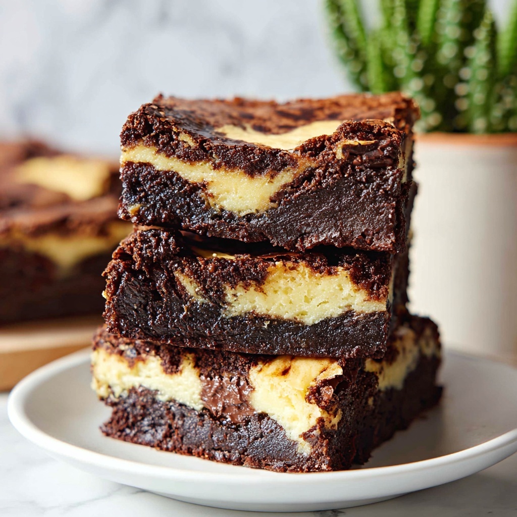 Cheesecake Brownies Recipe - Recipe Image