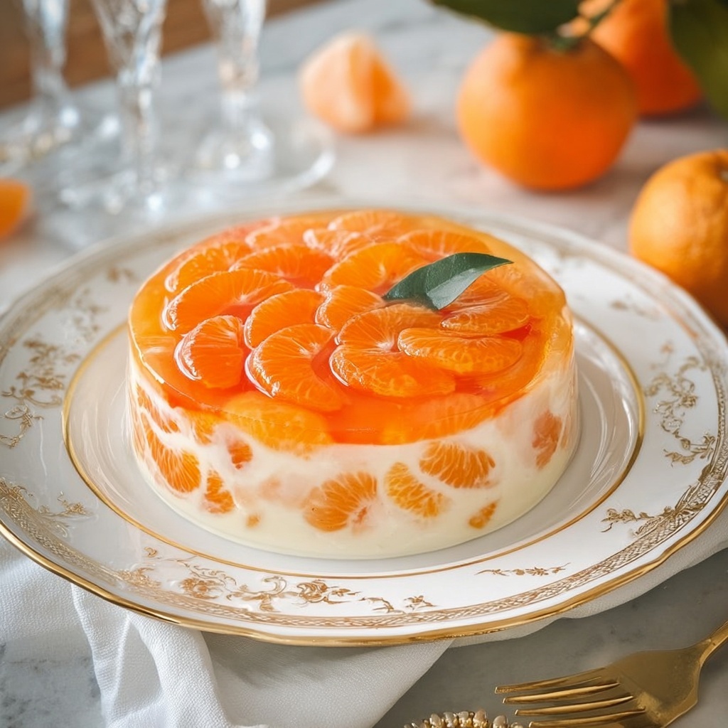 Easy Mandarin Orange Jello Salad Recipe - Recipe Image