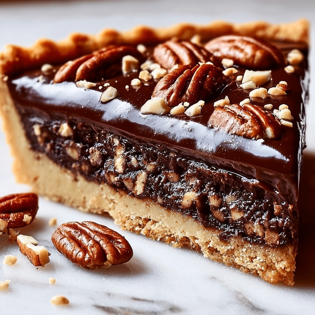 Decadent Texas Chocolate Pecan Pie That Everyone Will Love Recipe - Recipe Image
