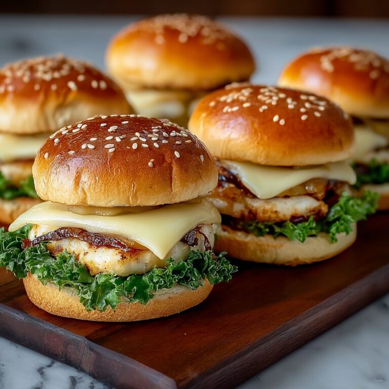 Honey Mustard Chicken Sliders: Irresistibly Crispy Flavor Bliss Recipe