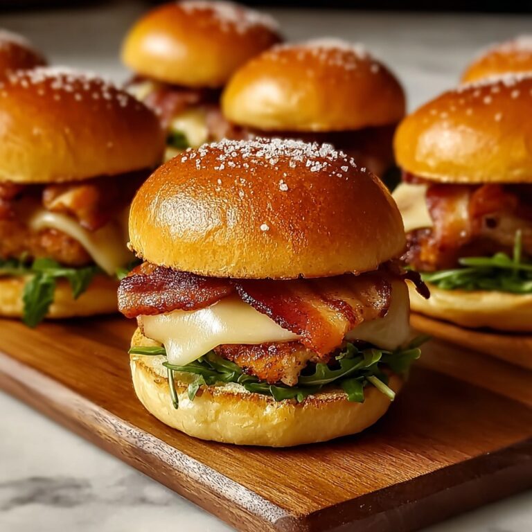Irresistibly Sweet Maple Chicken Bacon Sliders Recipe