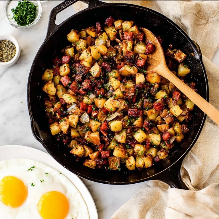 Corned Beef Hash with Crispy Potatoes and Onions Recipe