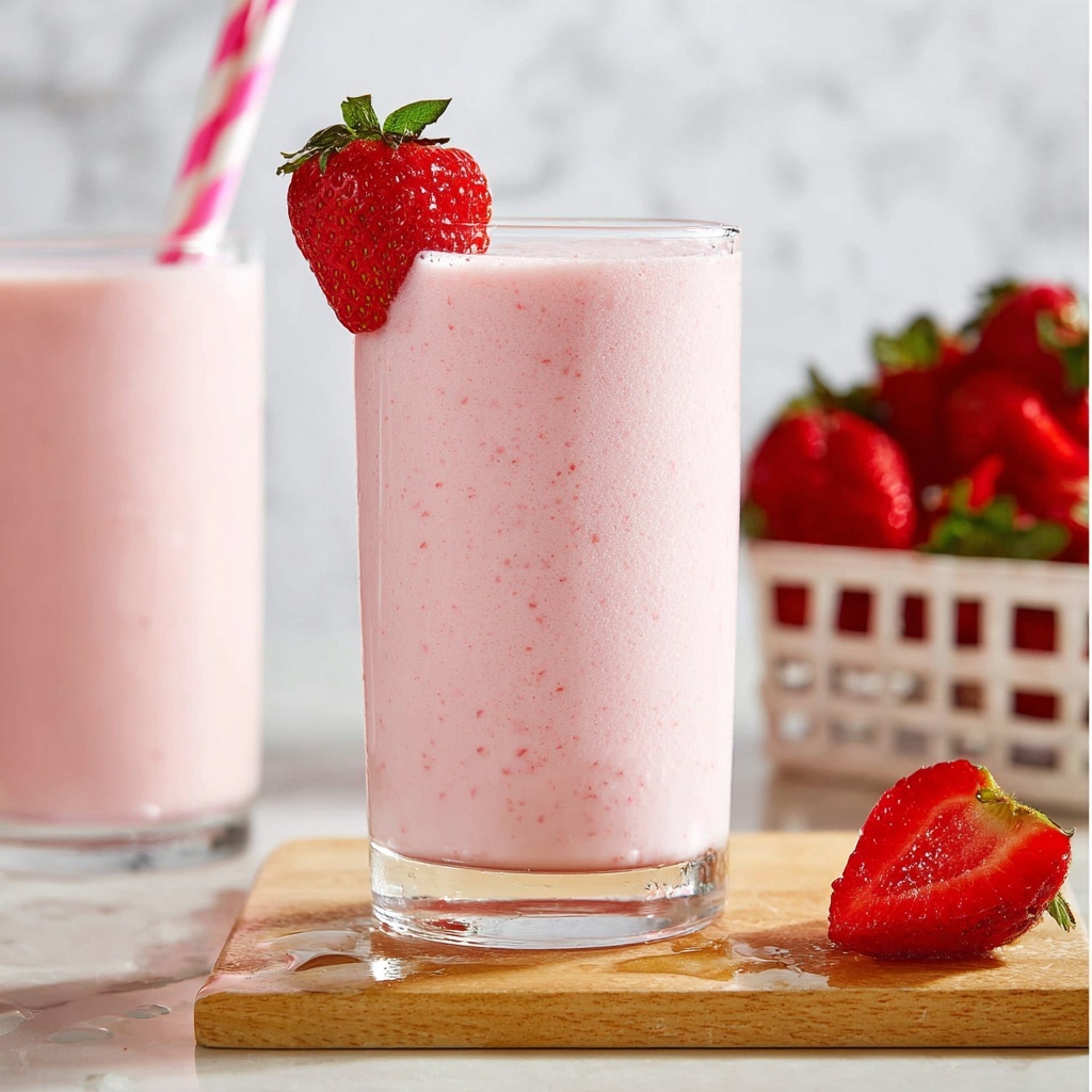 Strawberry Yogurt Smoothie Recipe - Recipe Image