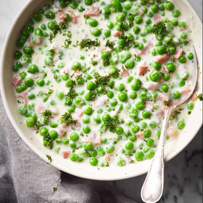 Creamed Peas with Bacon and Cream Cheese Recipe