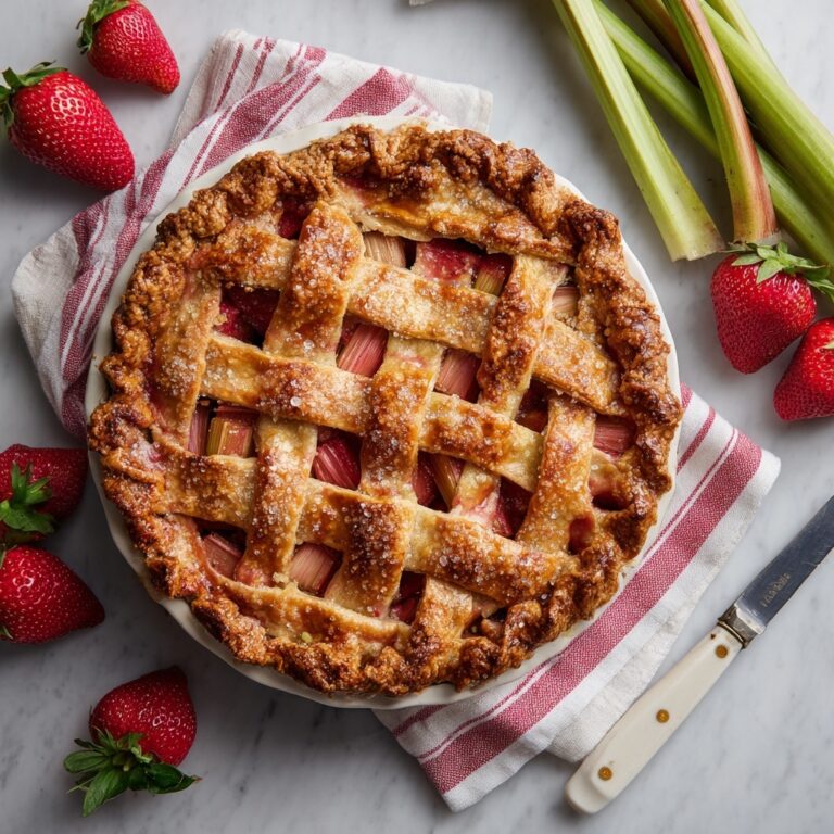 Strawberry Rhubarb Pie Recipe
