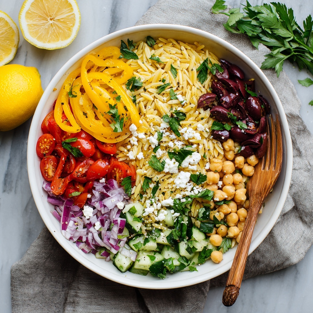 Greek Orzo Salad Recipe - Recipe Image
