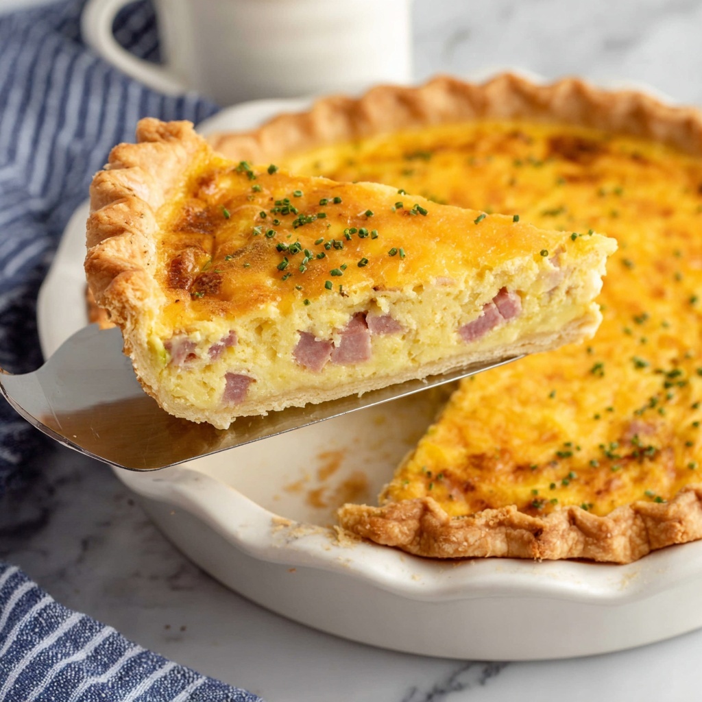 Ham and Cheese Quiche Recipe - Recipe Image