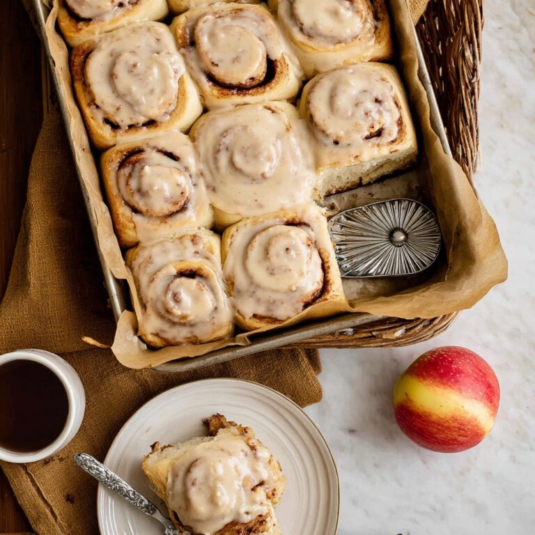 Apple Butter Cinnamon Rolls Recipe