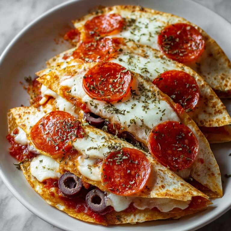 Pepperoni Pizza Quesadilla Recipe