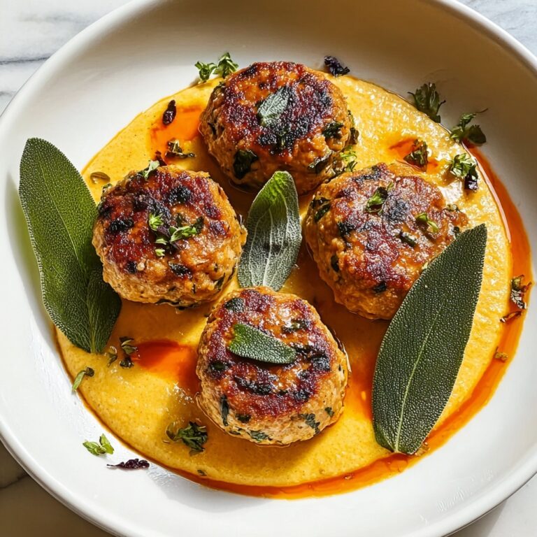 Savory Pumpkin Sage Turkey Meatballs Recipe