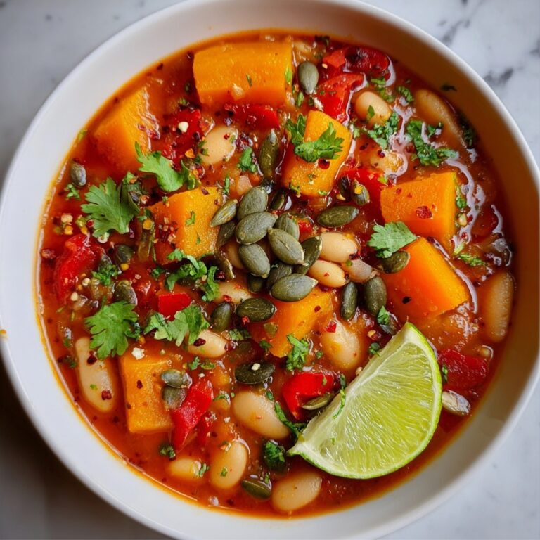 Butternut Squash Chili with White Beans Recipe