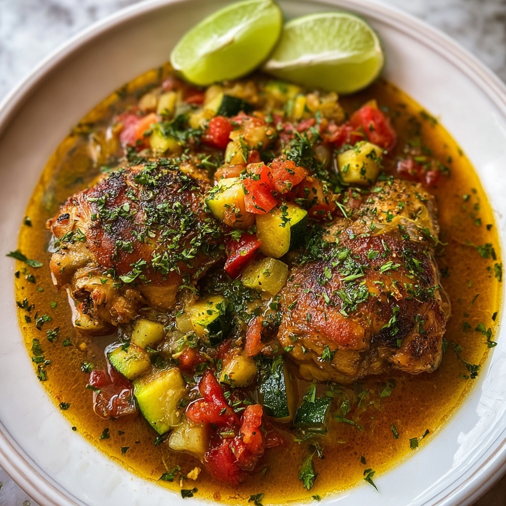 Chicken Chile Verde Stew Recipe - Recipe Image