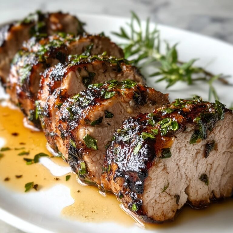 Garlic Herb Pork Tenderloin Recipe
