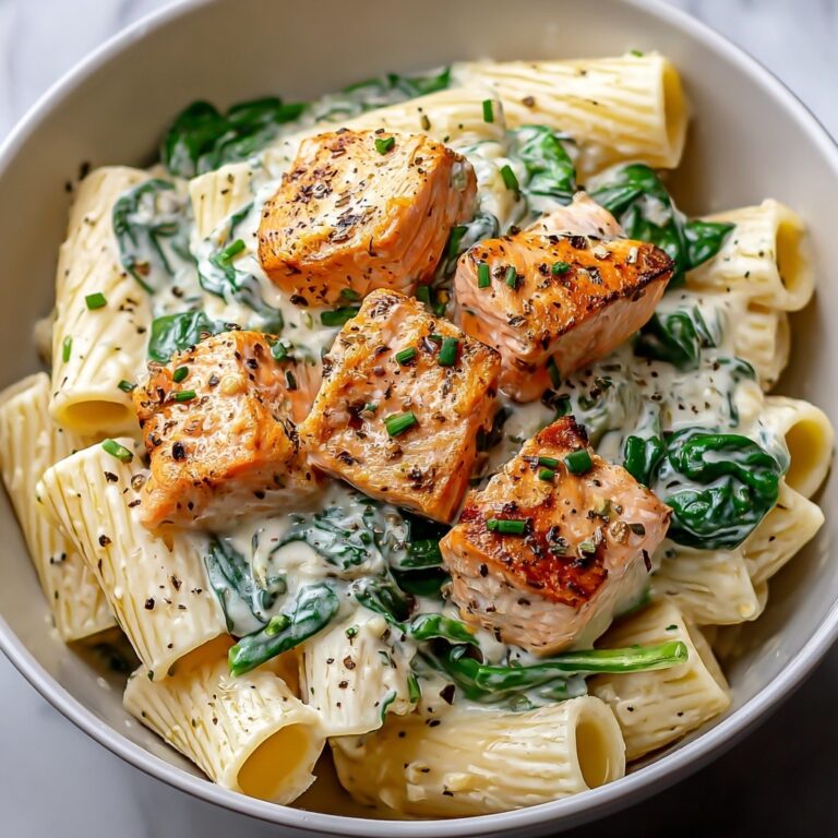 Salmon Spinach Pasta Recipe