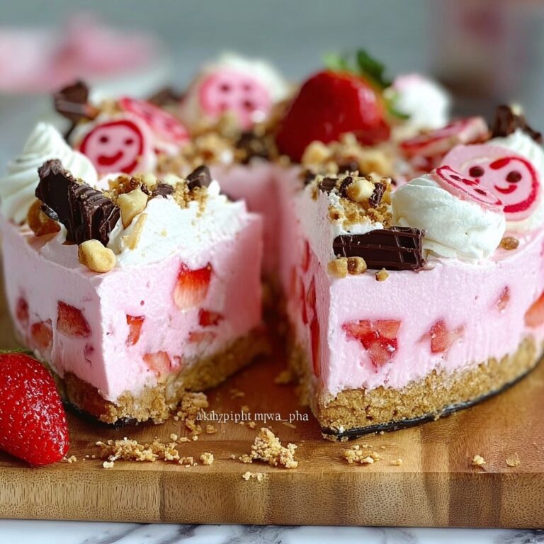 Strawberry Animal Cookie Cheesecake Recipe