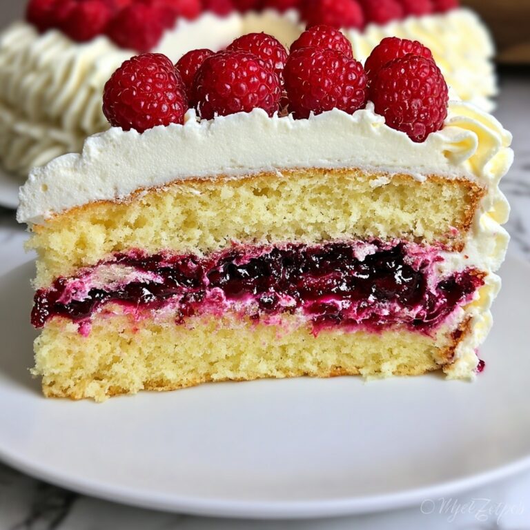 White Chocolate Raspberry Dream Cake Recipe