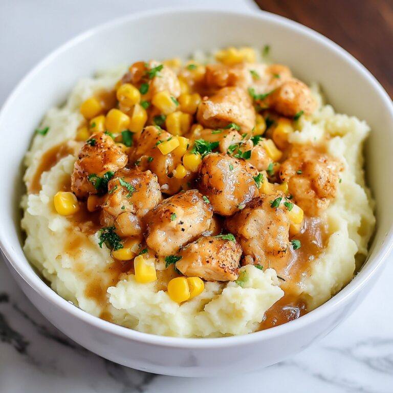 Chicken Mashed Potato Bowls Recipe
