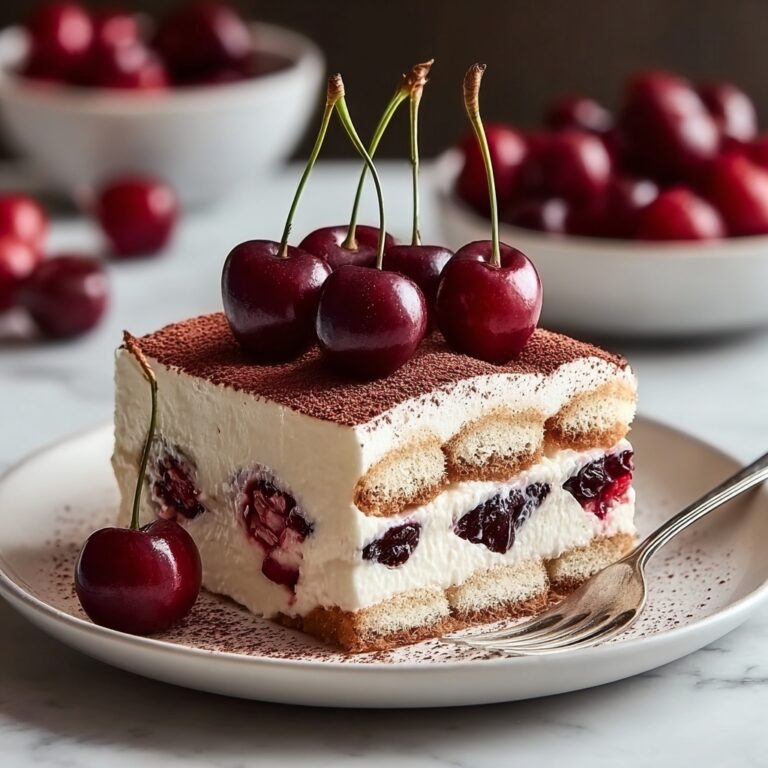 Cherry Amaretto Tiramisu Recipe
