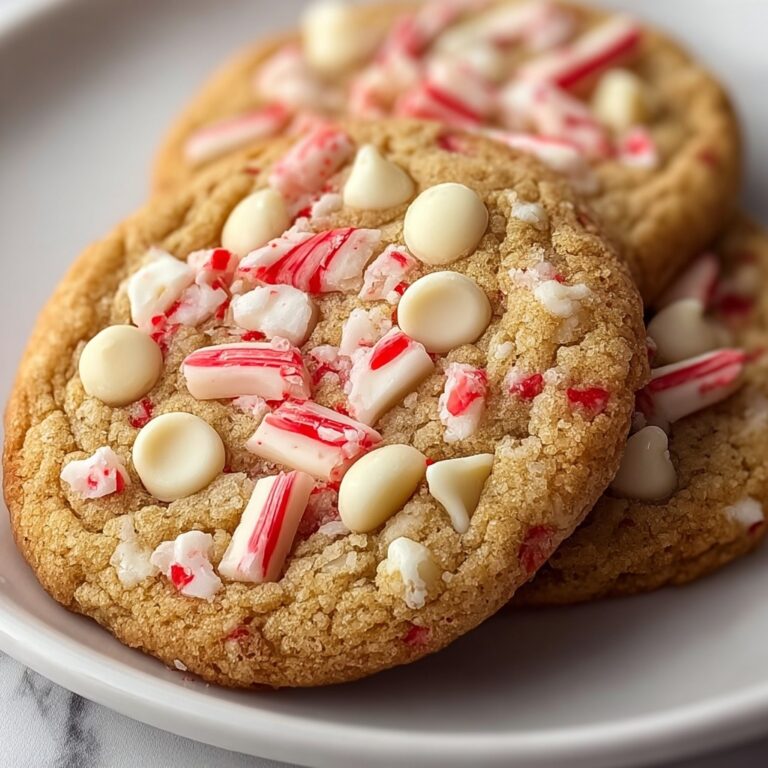 White Chocolate Candy Cane Cookies Recipe