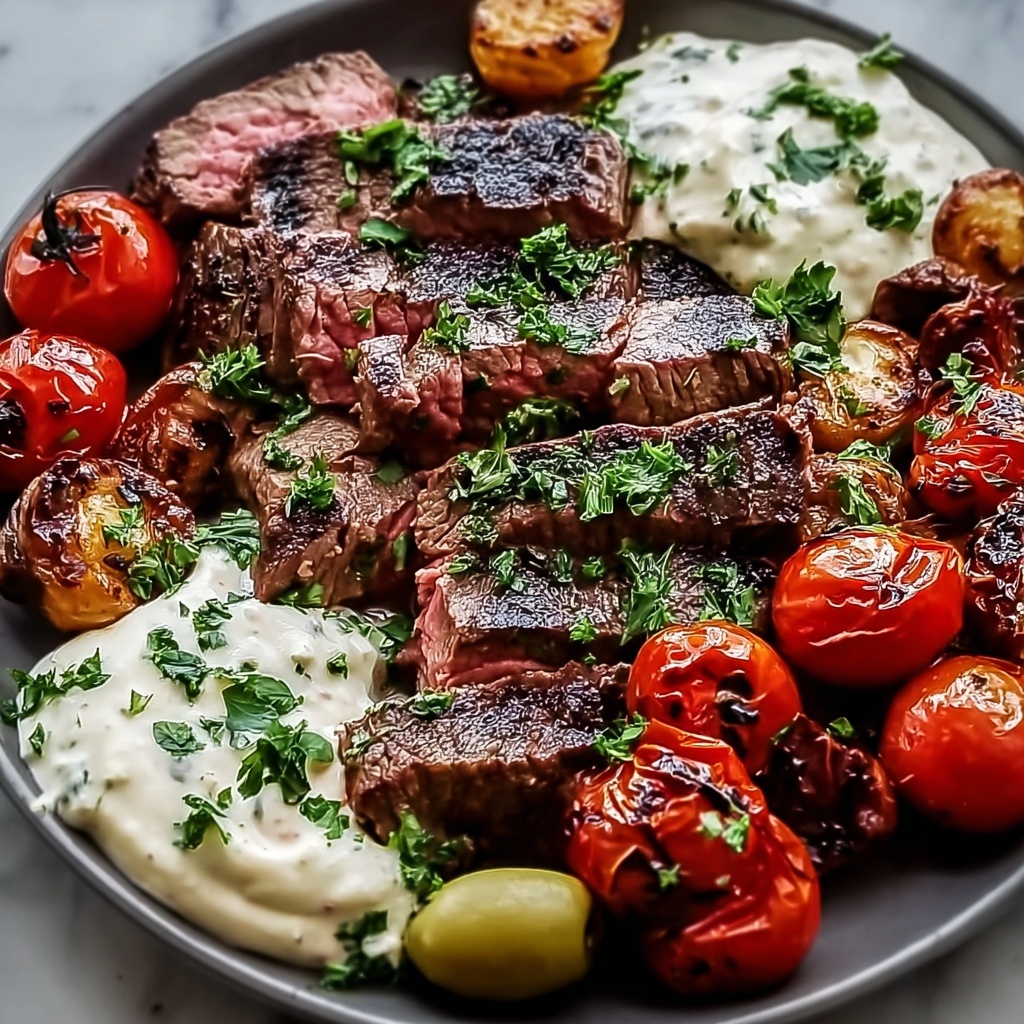 Mediterranean Steak Bowls Recipe - Recipe Image