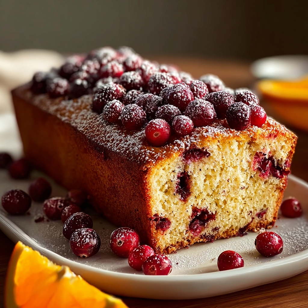 Cranberry Orange Loaf Recipe - Recipe Image