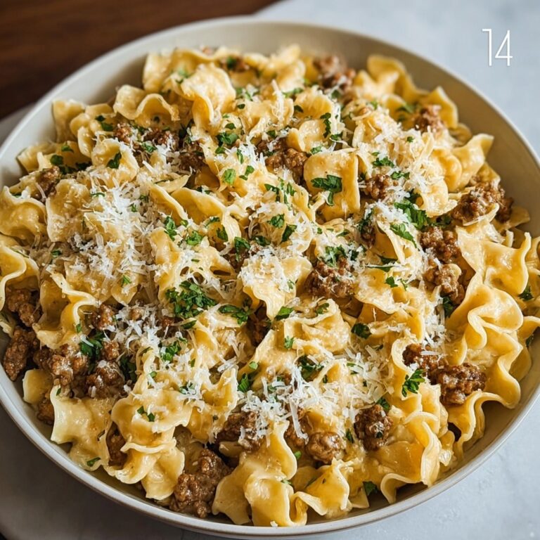 Indulgent Cajun Cream Cheese Alfredo Bowties with Spiced Beef Recipe