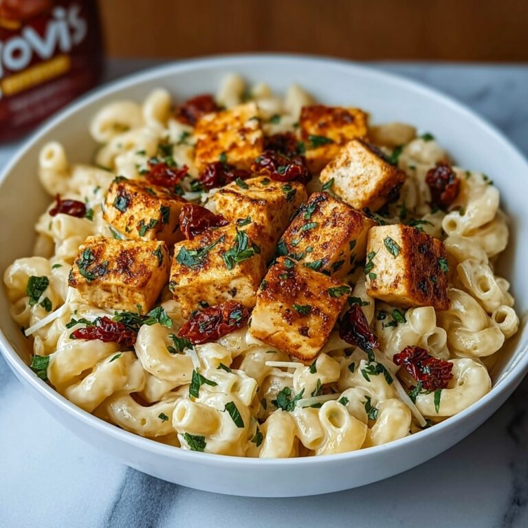 Indulgent Tuscan Garlic Chicken Bites & Sun-Dried Tomato Cajun Alfredo Pasta Recipe