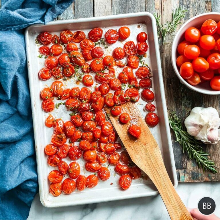 Roasted Cherry Tomatoes with Garlic Recipe