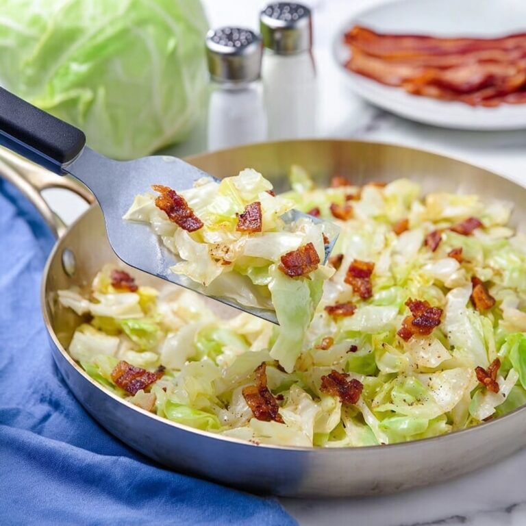 Fried Cabbage with Bacon Recipe