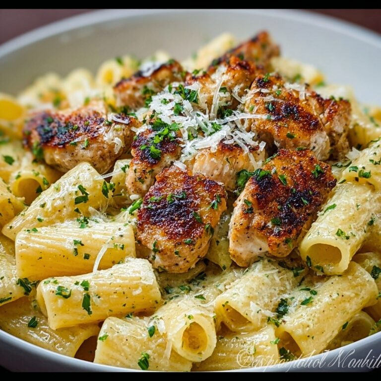 Garlic Butter Chicken Rigatoni Recipe