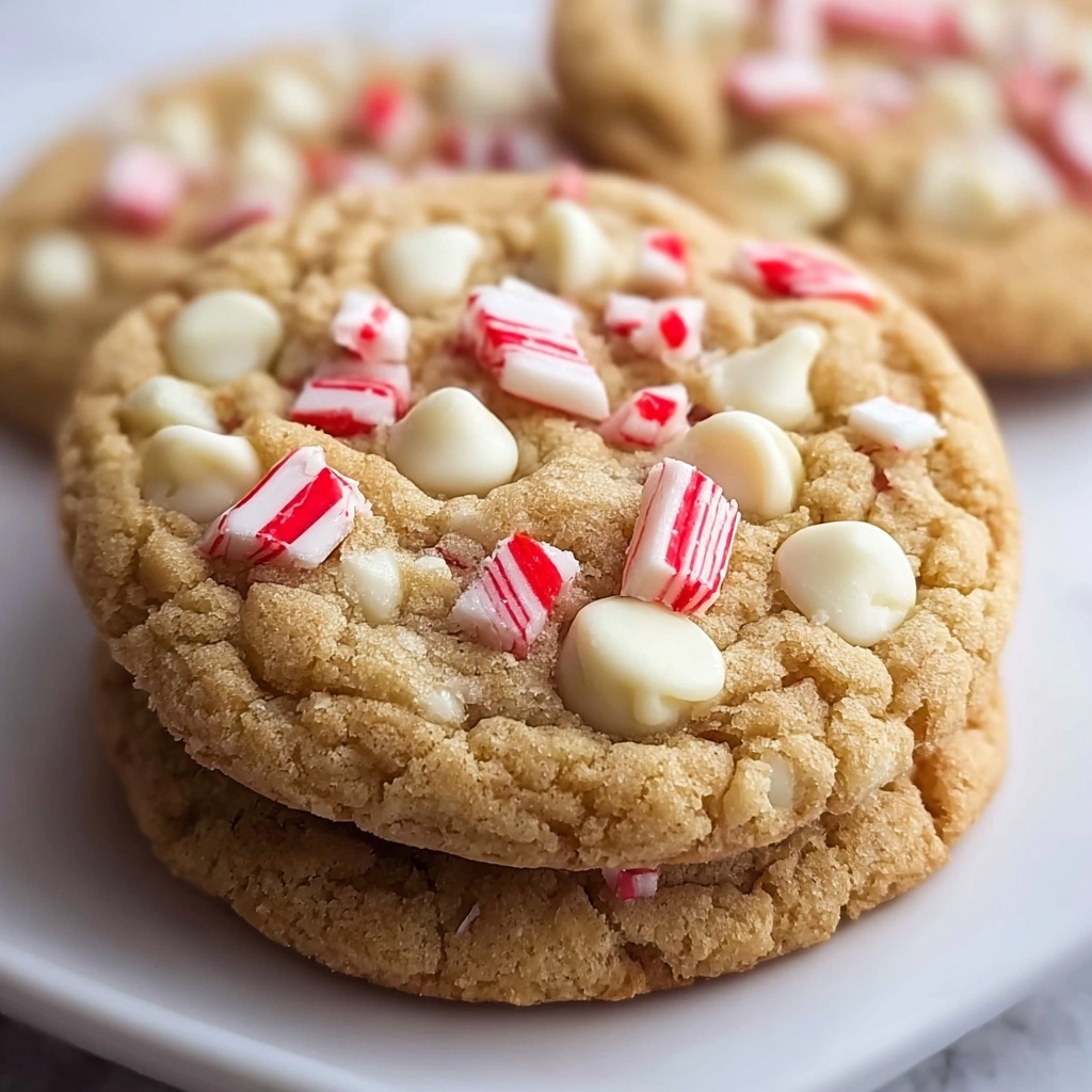 White Chocolate Candy Cane Cookies Recipe - Recipe Image