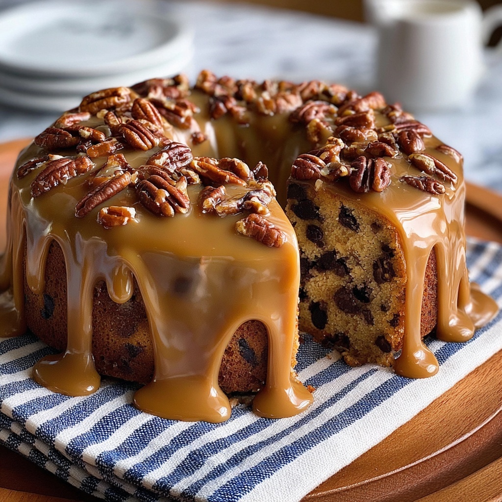 Date Coffee Cake with Walnuts and Espresso Glaze Recipe - Recipe Image