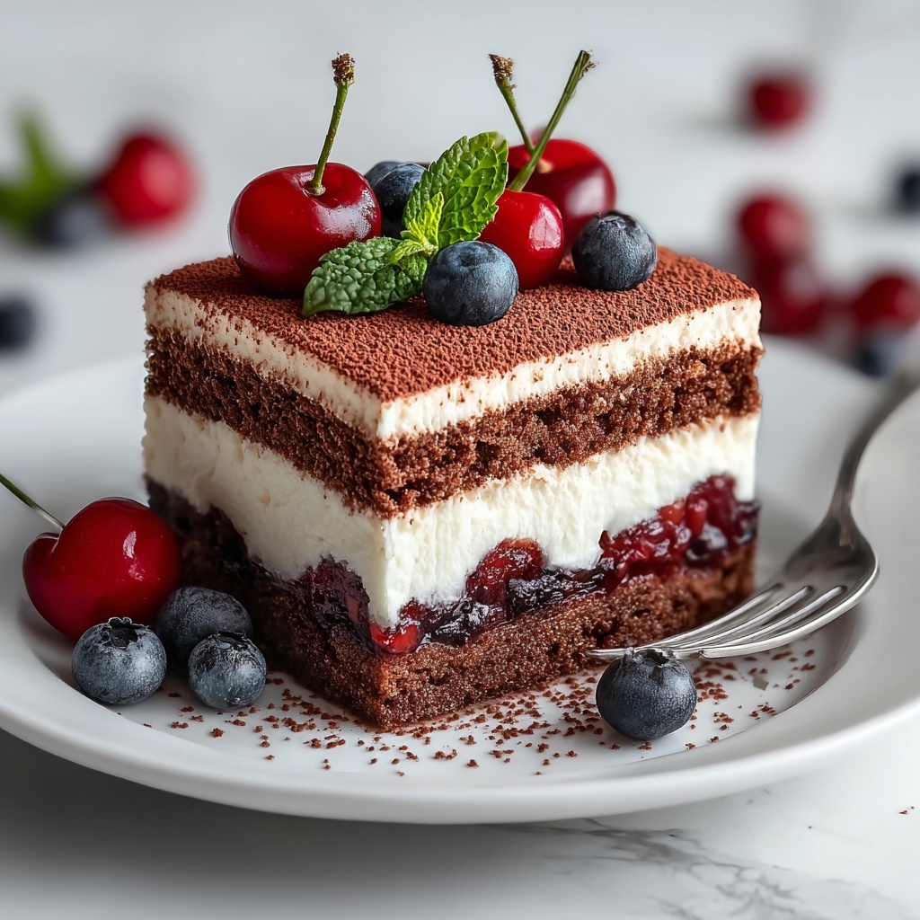 Black Forest Tiramisu Recipe - Recipe Image