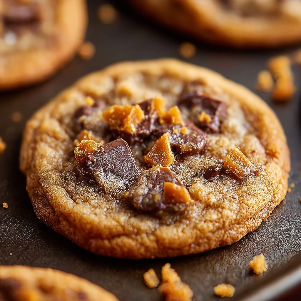 Peanut Butter Butterfinger Cookies Recipe - Recipe Image
