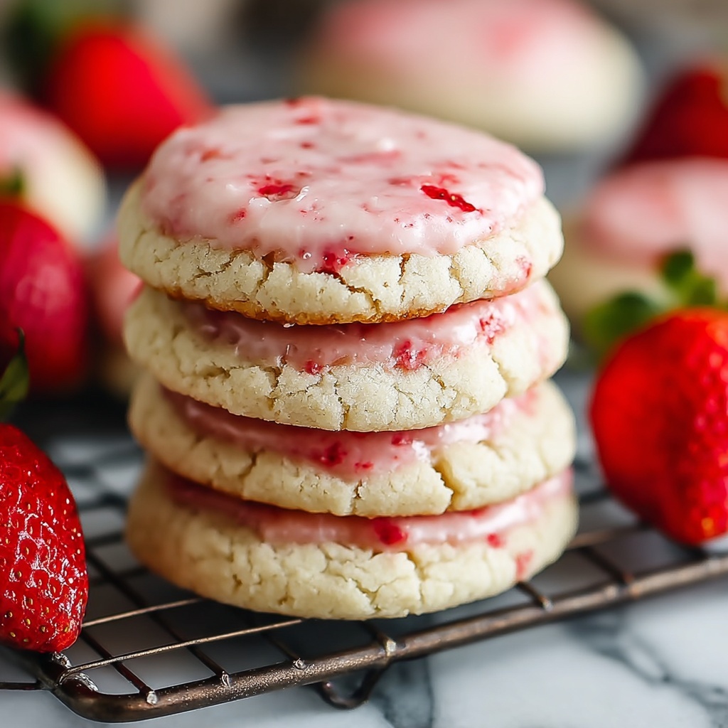 Double Strawberry Sugar Cookies Recipe - Recipe Image