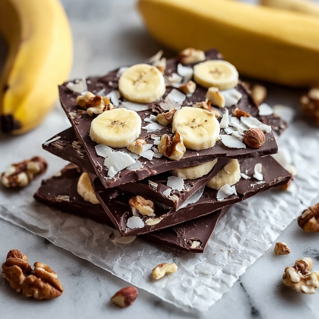 Banana & Nutella Frozen Yogurt Bark Recipe - Recipe Image