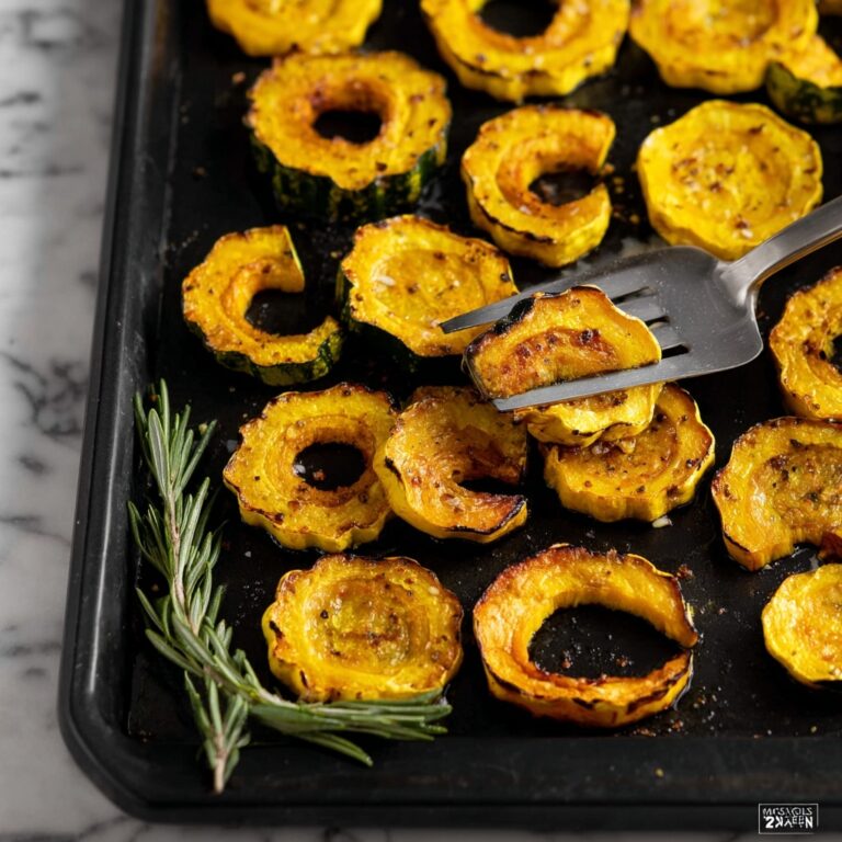 Rosemary Roasted Delicata Squash Recipe